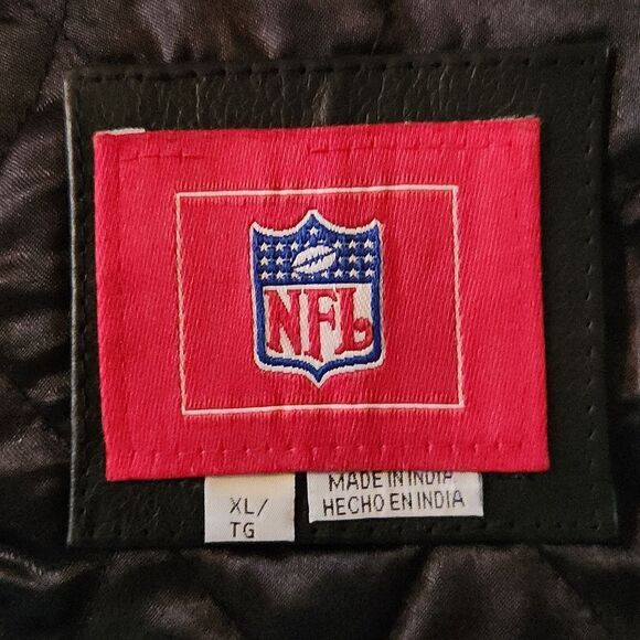 Tampa Bay Buccaneers Wool Leather Varsity Jacket XL - Picture 3 of 7